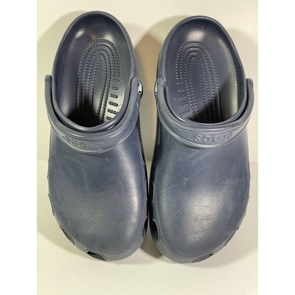 CROCS Cayman Men's 9-11 Black Classic Comfort Clog - Picture 5 of 9